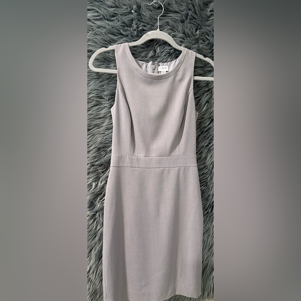 J. Crew Sleeveless Dress - Size 00 | Color: Grey